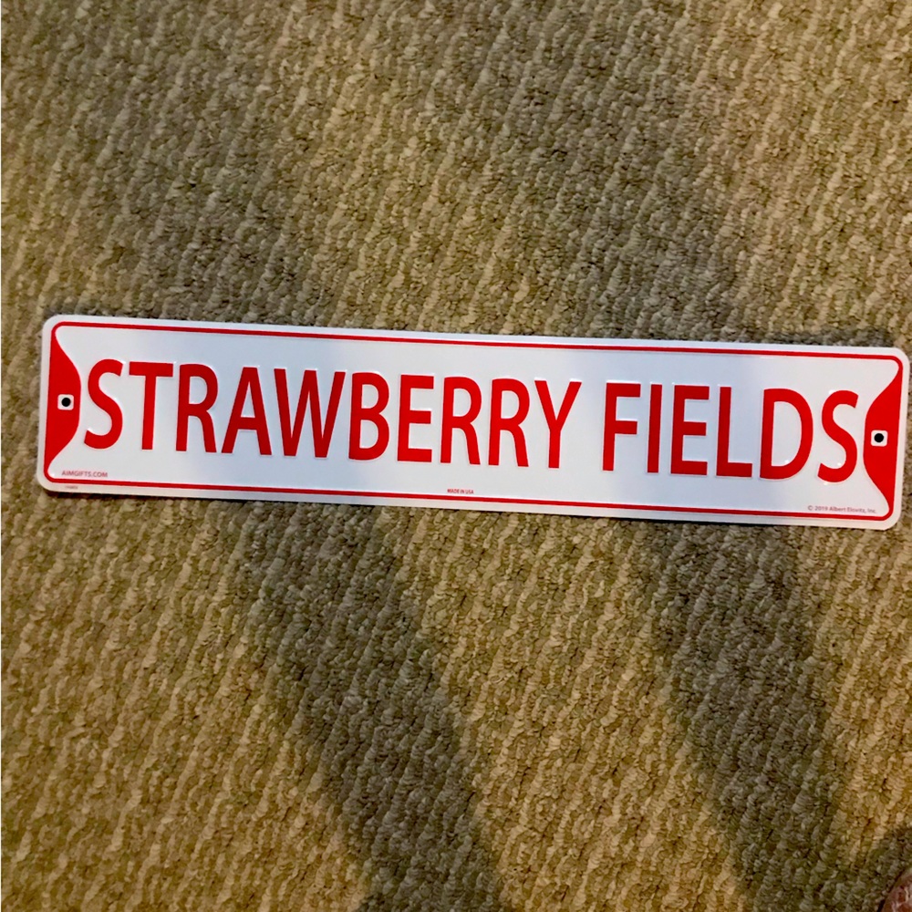 Strawberry Field Sign